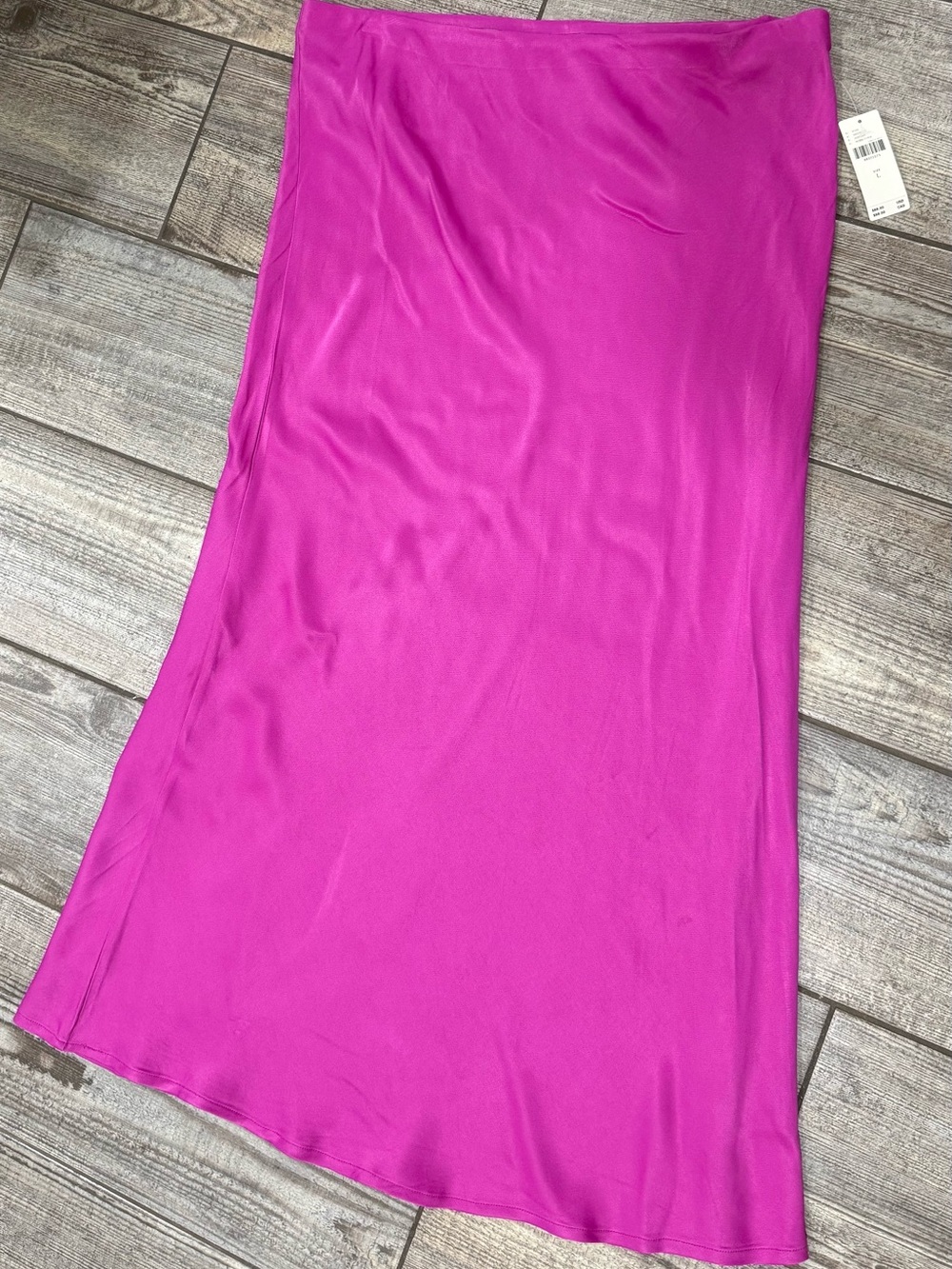 Anthropologie Vibrant Fuchsia Maxi Skirt